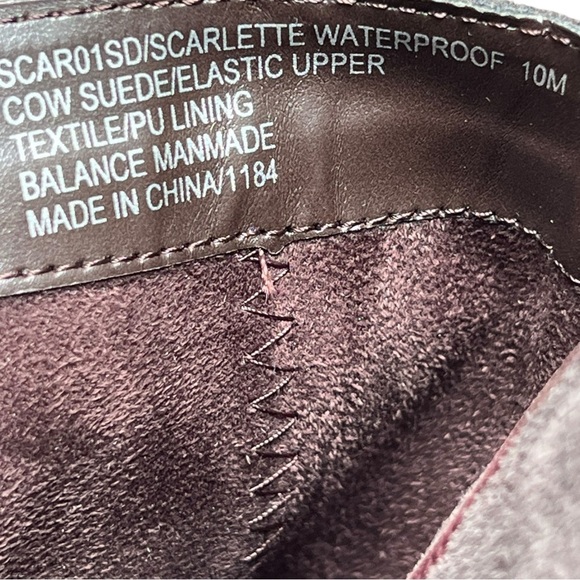 🌻NEW w/tag BLONDO Scarlette Waterproof Suede Ankle Boots Size 10 - Picture 11 of 11